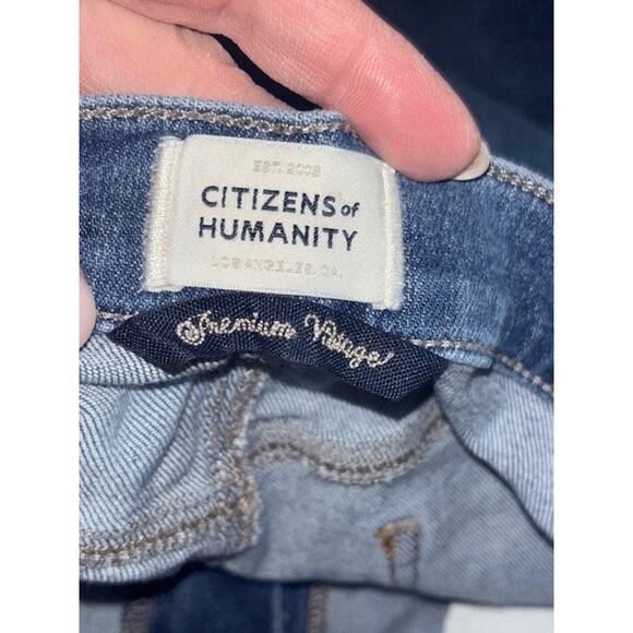 Citizens of Humanity Lilah Flare Jean Size 30 Blue Denim Casual 70s - Picture 7 of 9